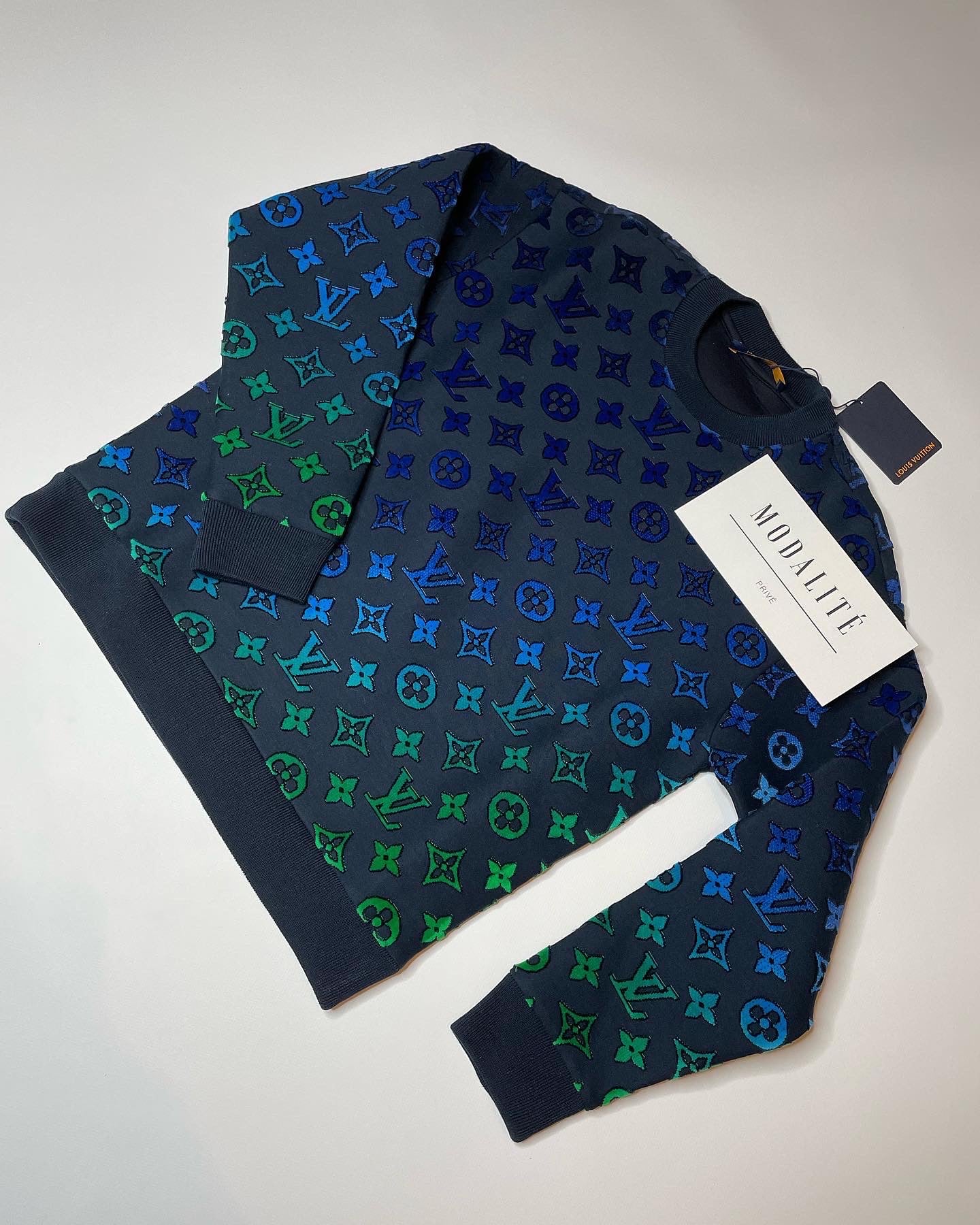 lv monogram crewneck